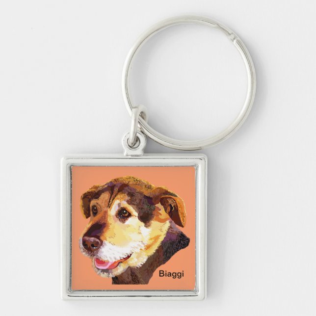 Biaggi Fences For Fido Key Chain (Front)