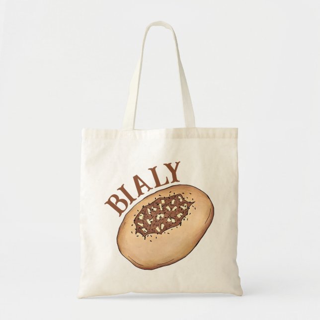 Bialy Jewish Bakery Onion Bread Poland Polish Food Tote Bag (Front)