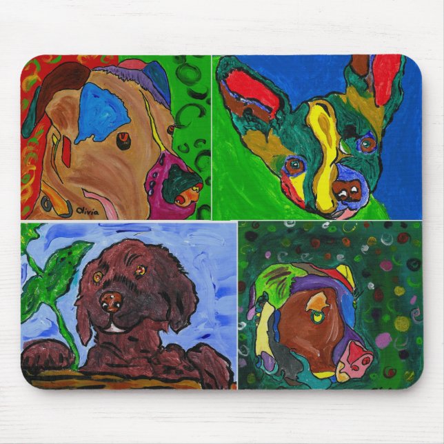 BIANCA_2, BIANCA_1, OLIVIA_1, OLIVIA_2, BIANCA_1 MOUSE PAD (Front)