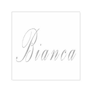 Bianca Name Logo, Self-inking Stamp
