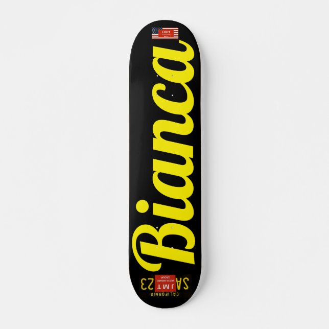 BIANCA Skateboard, 7¾" Deck Skateboard (Front)