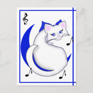 Bianca Toon Kitty Sings the Blues Postcard