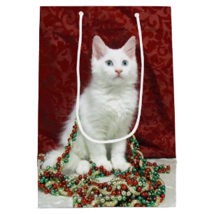 Bianca's Maine Coon Christmas - Cat Medium Gift Bag