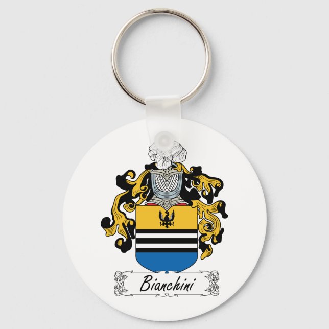 Bianchini Family Crest Key Ring (Front)