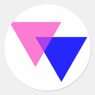 Biangles Classic Round Sticker