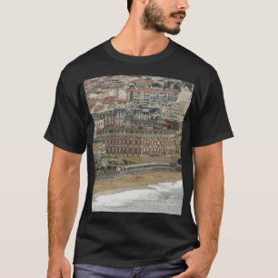 Biarritz beach, Belle Époque architecture. T-Shirt