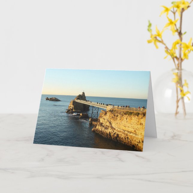 Biarritz Card (Yellow Flower)