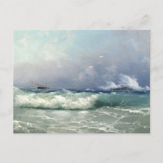 Biarritz, Ivan Konstantinovich Aivazovsky Postcard