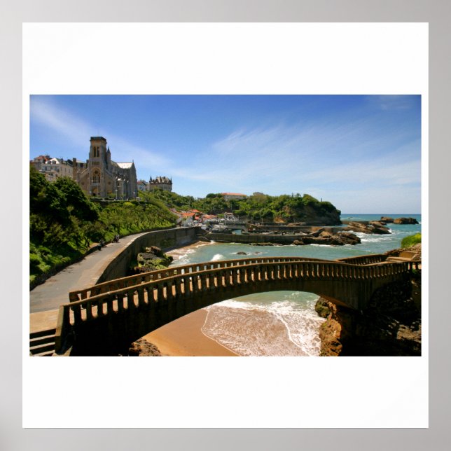 biarritz le vieux port poster (Front)