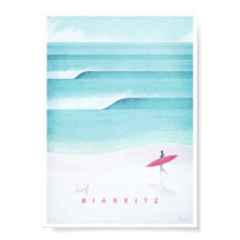 Biarritz Vintage Travel Poster