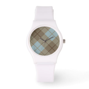 Bias Plaid in Blue and Brown Watch