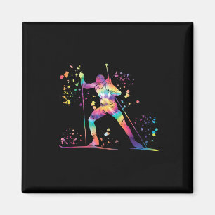 Biathlete Nordic Skiing Biathlon 11 Magnet