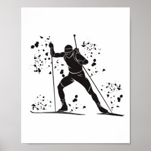 Biathlete Nordic Skiing Biathlon 14 Poster
