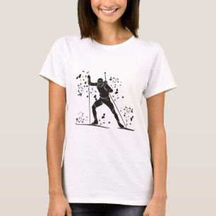 Biathlete Nordic Skiing Biathlon 14  T-Shirt