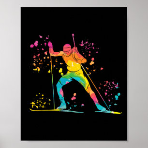 Biathlete Nordic Skiing Biathlon 24 Poster