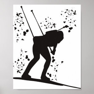 Biathlete Nordic Skiing Biathlon _25 Poster