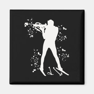 Biathlete Nordic Skiing Biathlon _2 Magnet
