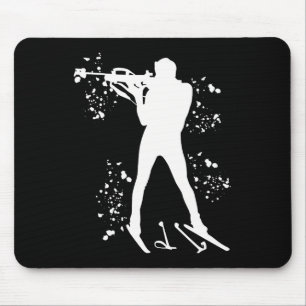 Biathlete Nordic Skiing Biathlon _2 Mouse Pad
