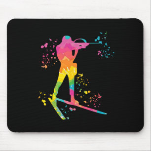 Biathlete Nordic Skiing Biathlon 2 Mouse Pad