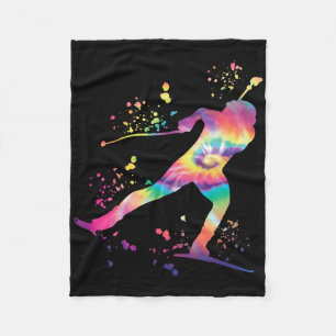 Biathlete Nordic Skiing Biathlon  Fleece Blanket