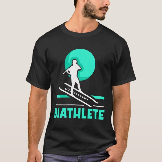Biathlete Sports Biathlon Biathlons  T-Shirt (Front)