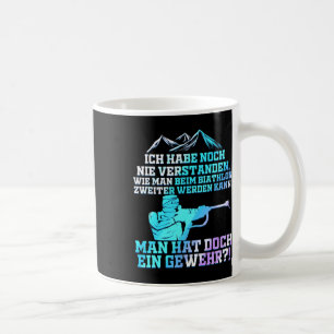 Biathlon And Rifle - Never A Second Gift  Coffee Mug