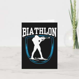 Biathlon Biathlons Biathlete Sports Card