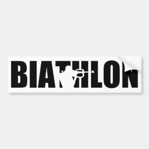 Biathlon Bumper Sticker