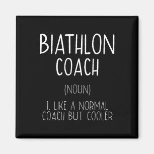 Biathlon Coach Definition Funny Biathlete Humour 1 Magnet