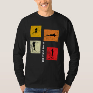 Biathlon Cross Country Skiing Biathlete Winter Spo T-Shirt