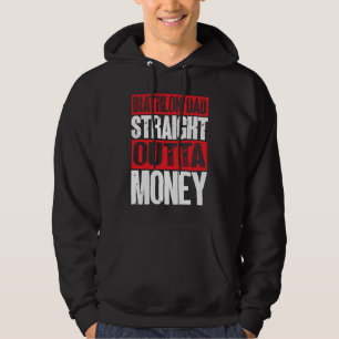 Biathlon Dad Straight Outta Money Biathlete Father Hoodie