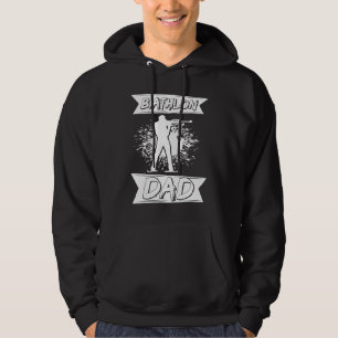 Biathlon Dad Winter Sports Snow Biathlete Cross Co Hoodie