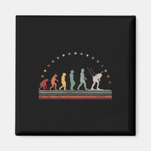 Biathlon Evolution Retro Ski Hob Magnet
