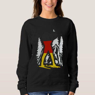 Biathlon Germany winter biathlete skier mountain   Sweatshirt