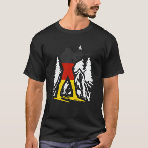 Biathlon Germany winter biathlete skier mountain   T-Shirt