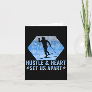 Biathlon Hustle And Heart Set Us Apart Cross Count Card