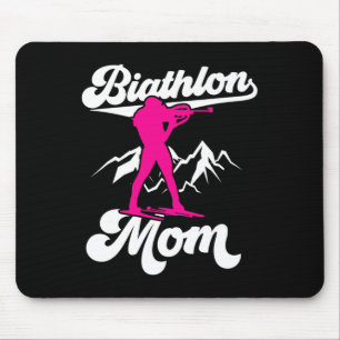 Biathlon Mum Sports Biathlons Biathlete Mother Mum Mouse Pad