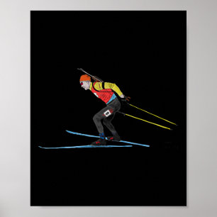 Biathlon Nordic Nordic Nordic Winter Sports Poster