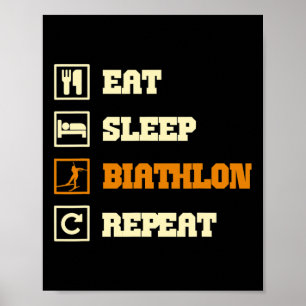 Biathlon Saying Poster