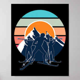 Biathlon Shooting Sport Target Skiing Competition Poster