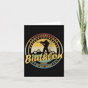 Biathlon Ski Biathlet Winter Sports Cross-country Card