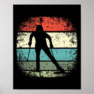 Biathlon Ski Biathlet Winter Sports Cross-country  Poster