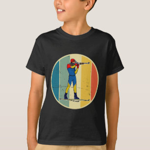 Biathlon Ski Skier Cross-country Ski Trail 2 T-Shirt