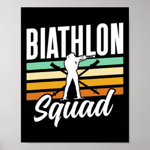 Biathlon Squad Biathlete Biathlons Sports  Poster