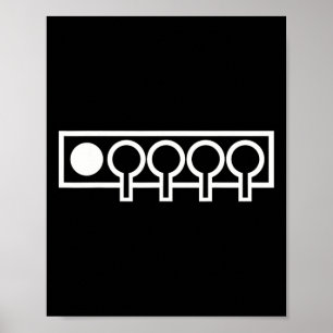 Biathlon Target  Poster