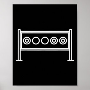 Biathlon Target Skiing Competition Biathlete Shoot Poster