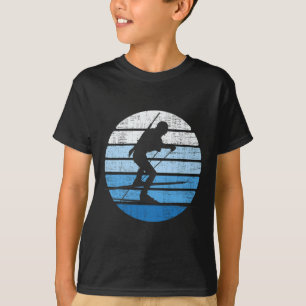 Biathlon Team Winter Sports Mountain Skiing Retro T-Shirt