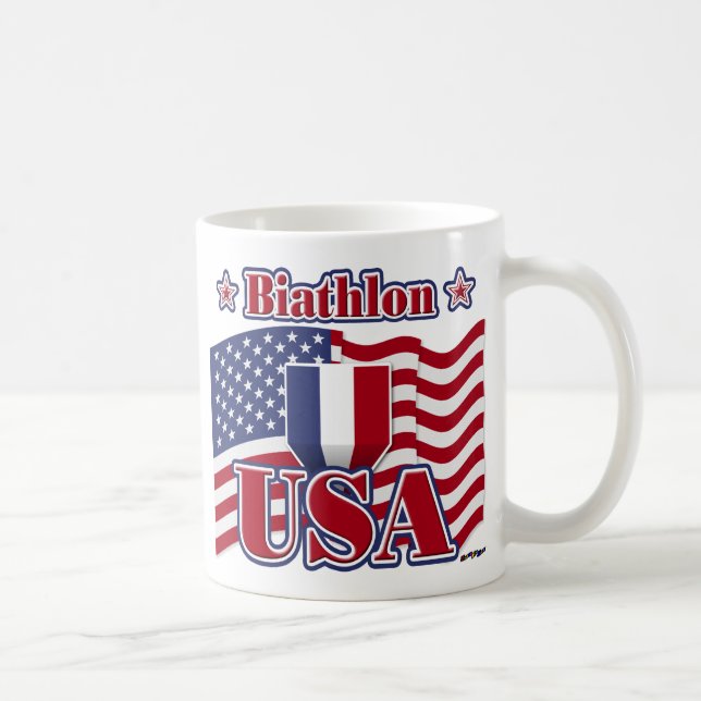 Biathlon USA Coffee Mug (Right)