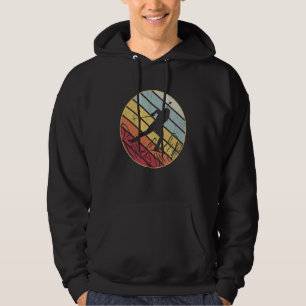 Biathlon vintage sports fan snow biathlete winter  hoodie