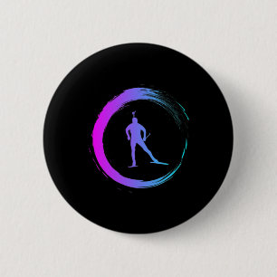 Biathlon Winter Sport Kreis Pion Antholz 6 Cm Round Badge